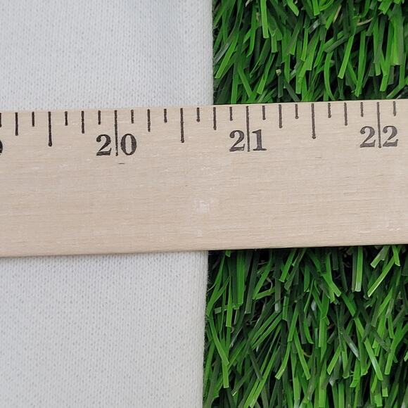 Vintage 90s MOD Blank Sweatshirt Women Large 21x25 White USA - Picture 5 of 11